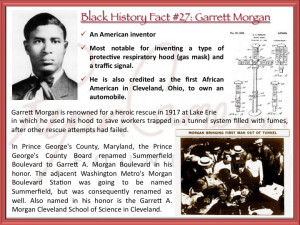 RCF Black History Fact #27 Garrett Morgan, inventor of the three-way ...