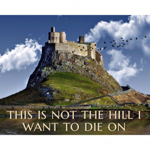 Choose your battles wisely.