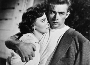 James Dean and Natalie Wood in Rebel Without a Cause