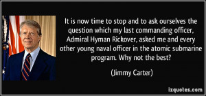 to stop and to ask ourselves the question which my last commanding ...