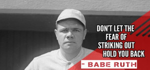 Babe Ruth inspirational quote featured image