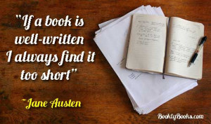 If a book is well-written I always find it too short