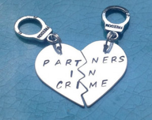 Best Friend Partner In Crime Quotes Partners in crime necklace