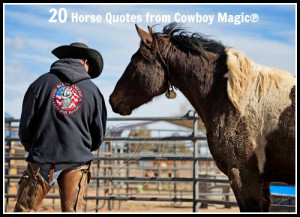 20 Horse Quotes from Cowboy Magic®