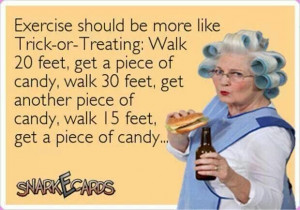 LOL Exercise like trick or treat