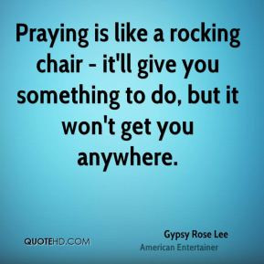 Praying Like Rocking Chair