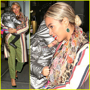 Beyonce Steps Out in the Big Apple with Blue Ivy Carter! | Beyonce ...
