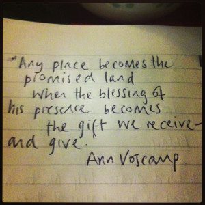 Ann Voskamp quote