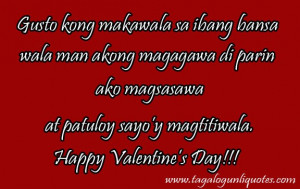 Valentine's Day Love Quotes For HIM Tagalog