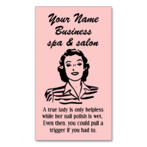 Funny Sayings Business Cards