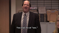 the office gif television Kevin Malone oscar martinez *to