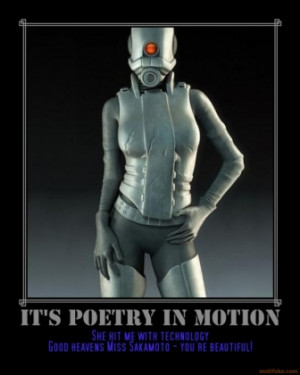 IT'S POETRY IN MOTION -