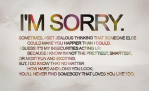 Apology, quotes, sayings, sorry, quote, deep