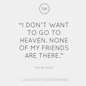 laws of modern man - oscar wilde quote