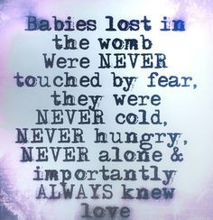 Finally! A comforting quote about miscarriage! More