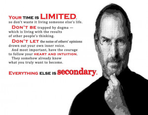 ... Famous Quotes Print - Apple Founder Steve Jobs Quotes-Print 8 x 10