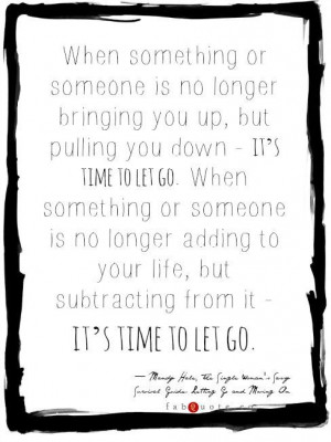 Mandy hale its time to let go quote