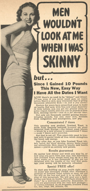 1930′s advertisement. lol I was born in the wrong era