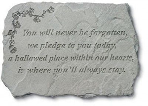 Headstone Saying Memorial Quotes | Sayings-Memorial-Garden-Stone