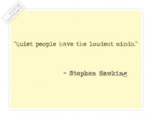 Quiet people