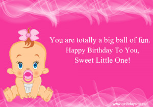 Happy Birthday Baby Girl Quotes