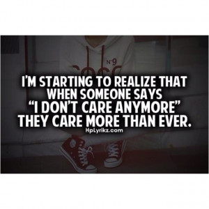 don't care anymore.
