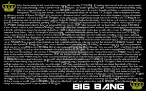 Kpop Quotes Bigbang BIG BANG QUOTES by