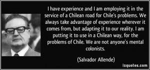 More Salvador Allende Quotes