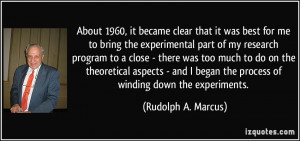 More Rudolph A. Marcus Quotes