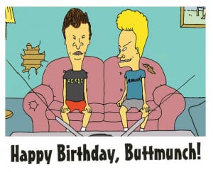 Beavis and Butthead Birthday Card