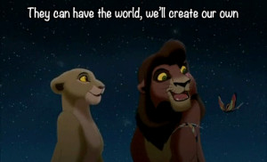 They can have the world, we'll create our own