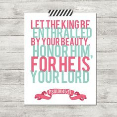 Baby teen Girl Bible verse nursery quote poster print 11x14 let the ...
