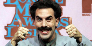 BORTE FRA KAZAKHSTAN: Sacha Baron Cohen, alias Ali G, alias Borat ...