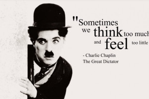 This is Charlie Chaplin’s final speech in The Great Dictator, and is ...