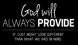 God Will Provide Ecard