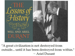 Ariel Durant on Civilization #quotes #history