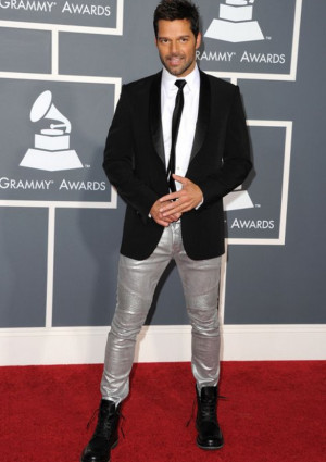 Ricky Martin loves wearing Ugg boots (not in the image) has been seen ...