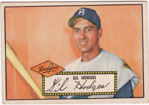 Gil Hodges 1952 Topps #36 baseball card EXCELLENT (EX)