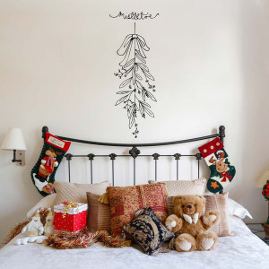 Home > Wall Sticker Quotes and Words > Mistletoe Christmas decoration ...