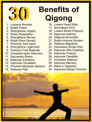 ... want to take another Tai Chi class. 30 Benefits of Qigong and Tai Chi