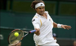 LONDON: Spanish fourth seed David Ferrer reached the Wimbledon quarter ...