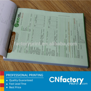 sales receipt note Docket Receipt Quote NCR carbonless invoice book