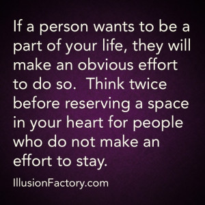 when in all reality they don t make time to reserve a space for you in ...