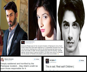 Celebrities Condolences about Peshawar School Attack