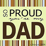 FREE printable Father's Day Dad Scrapbooking text block tag by Bisous