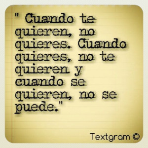 amor #querer #quotes #sayings #Spanish #love (Taken with Instagram)