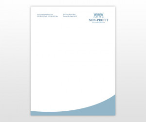 Non-Profit Organization Letterhead Template