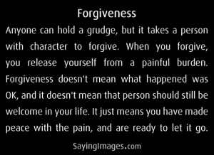 Forgiveness: Quote About Forgiveness ~ Daily Inspiration