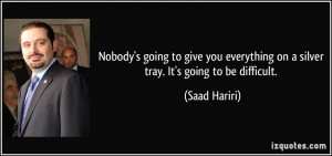 More Saad Hariri Quotes