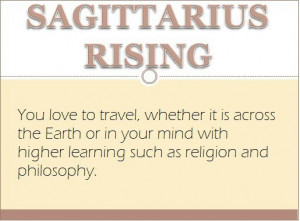 Sagittarius Ascendant